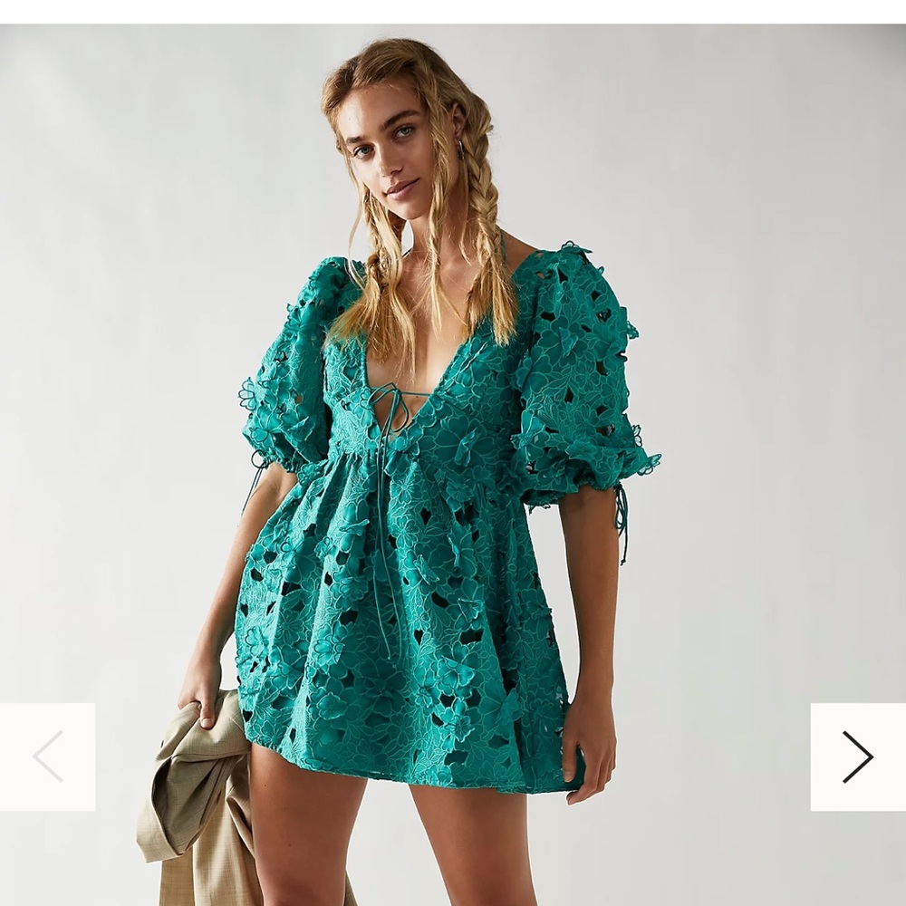 free people for love & lemons serena mini dress